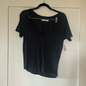 We the free Gray black tops neck